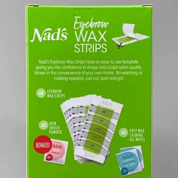 NADS Eyebrow Wax Strips 6 Strips - Picture 2 of 4